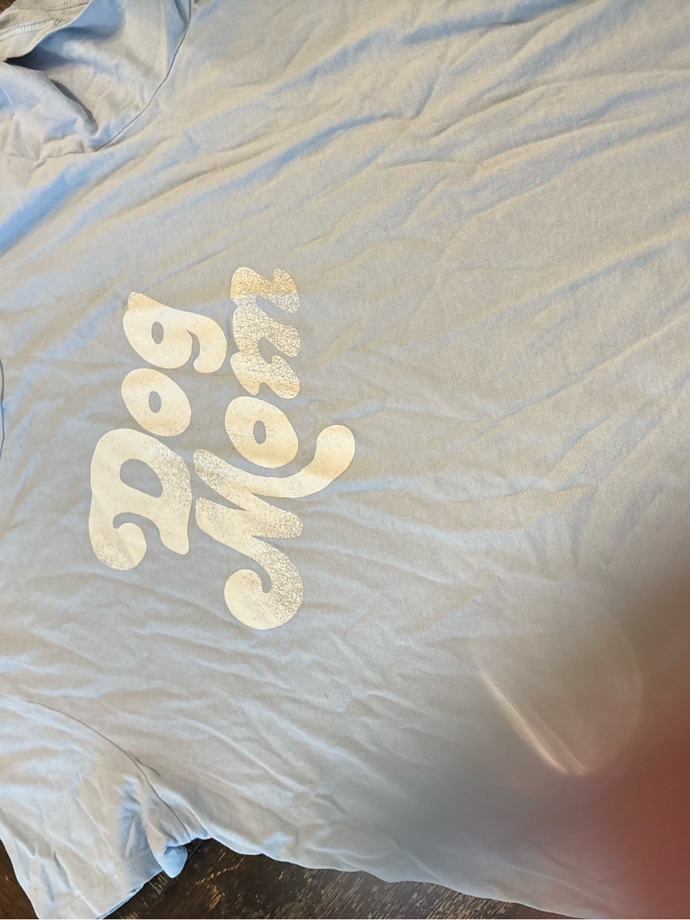Old Navy Light Blue Crew Neck Tee with White Logo